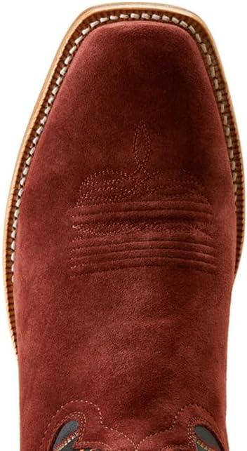 imageAriat Mens Futurity Time Cowboy BootBlackMahogany Roughout