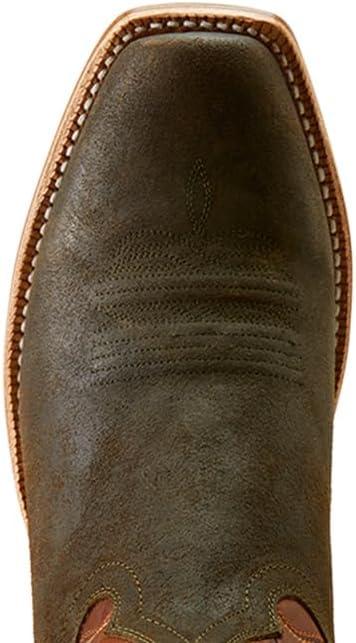 imageAriat Mens Futurity Time Cowboy BootBlackSmokey Roughout