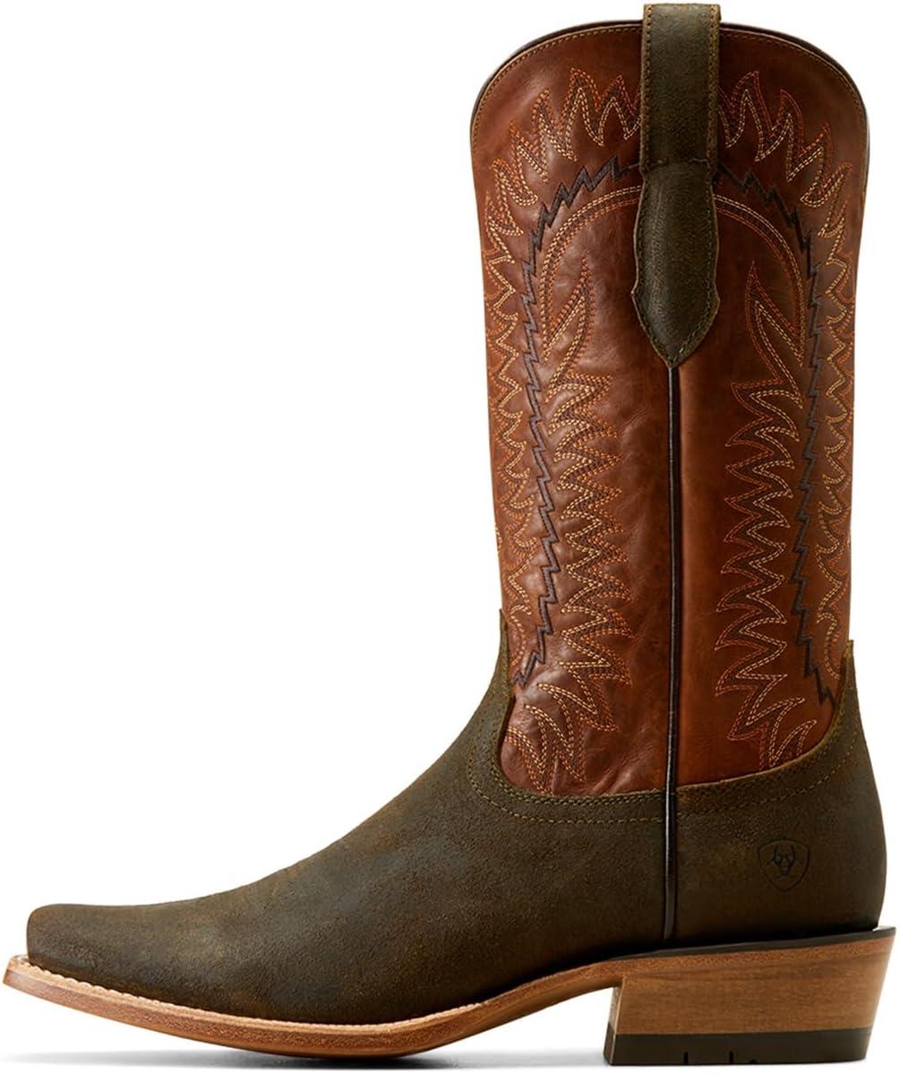 imageAriat Mens Futurity Time Cowboy BootBlackSmokey Roughout