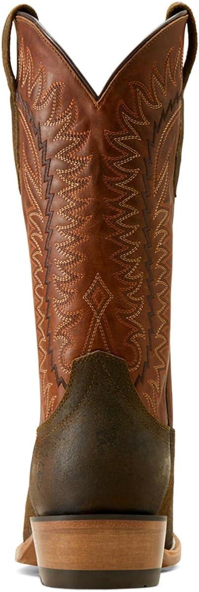 imageAriat Mens Futurity Time Cowboy BootBlackSmokey Roughout