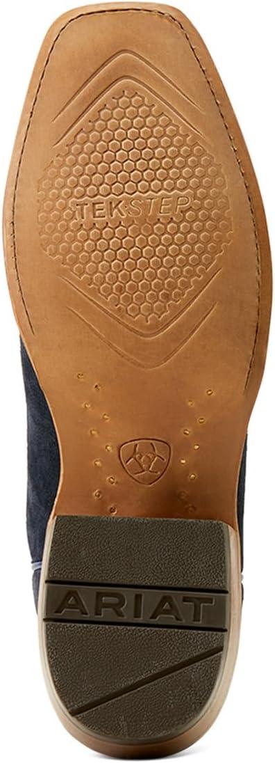 imageAriat Mens Futurity Time Cowboy BootBlancoPolo Blue Roughout
