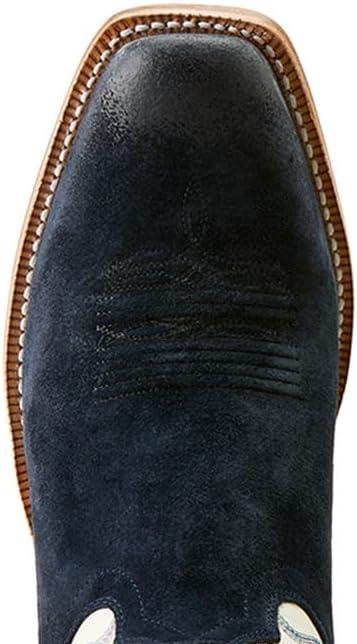 imageAriat Mens Futurity Time Cowboy BootBlancoPolo Blue Roughout
