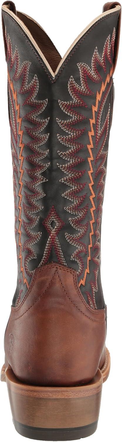 imageAriat Mens Futurity Time Cowboy BootCopper CrunchAncient Black