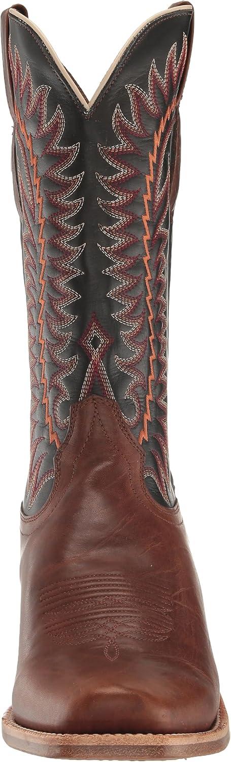 imageAriat Mens Futurity Time Cowboy BootCopper CrunchAncient Black