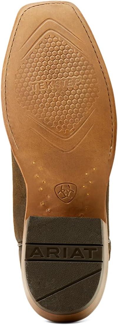 imageAriat Mens Futurity Time Cowboy BootCopper CrunchOlive Roughout