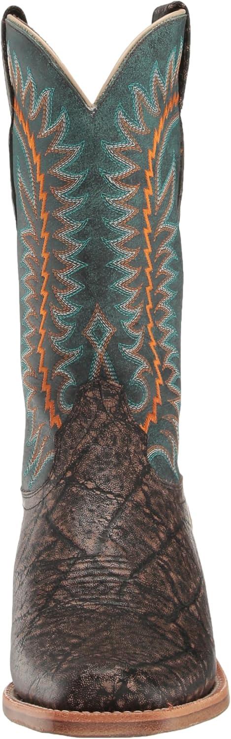 imageAriat Mens Futurity Time Cowboy BootDistressed CharcoalBlue Glory