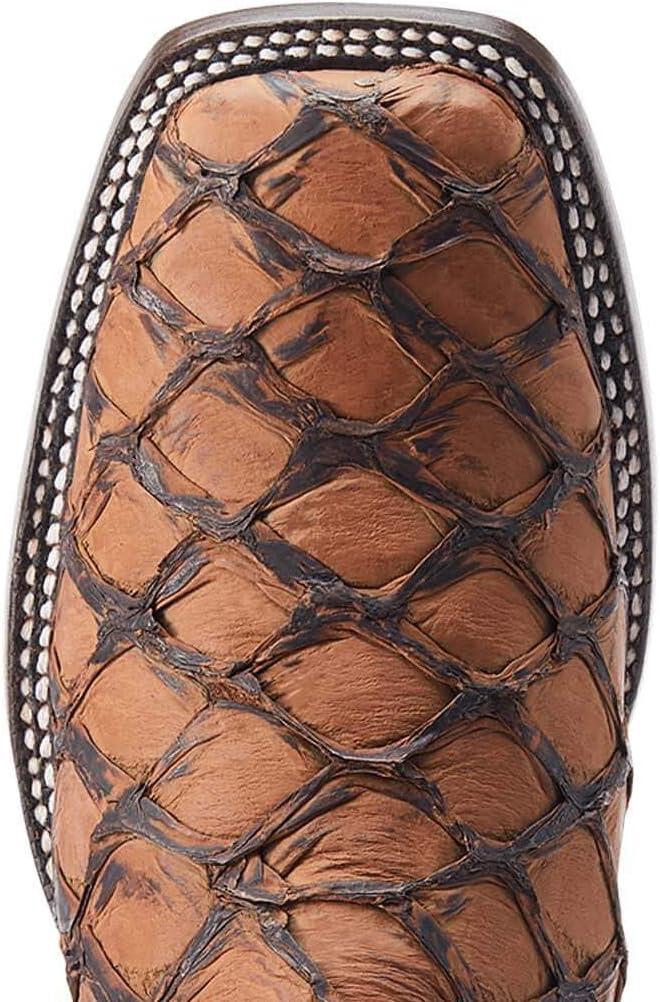 imageAriat Mens Hybrid Roughstock Square Toe Western BootAged Tan Piraruci
