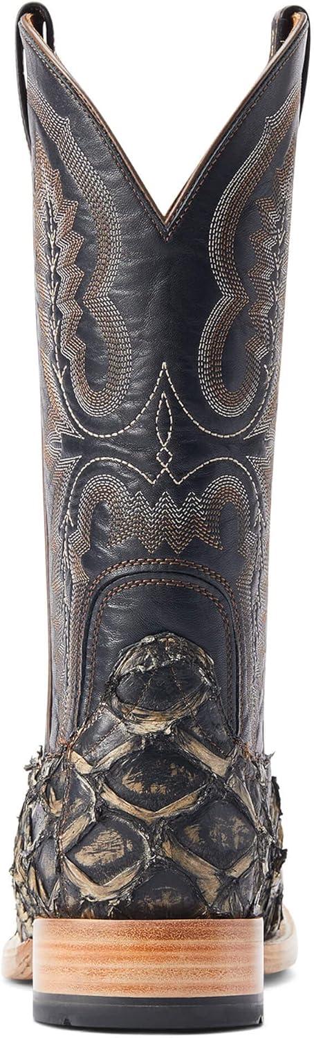 imageAriat Mens Hybrid Roughstock Square Toe Western BootDistressed Black Piraruci