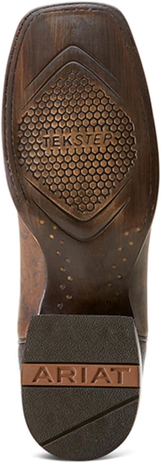 imageAriat Mens Hybrid Roughstock Square Toe Western BootMapleWarm Stone