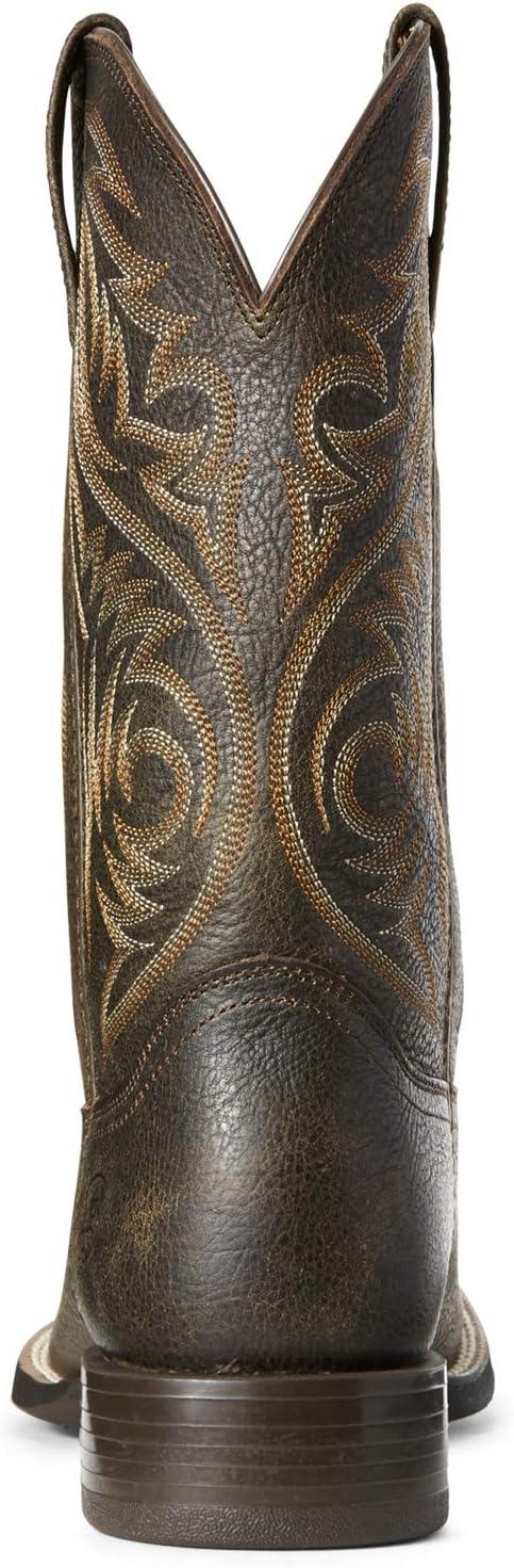 imageAriat Mens Sport Herdsman Western BootBlack Deertan