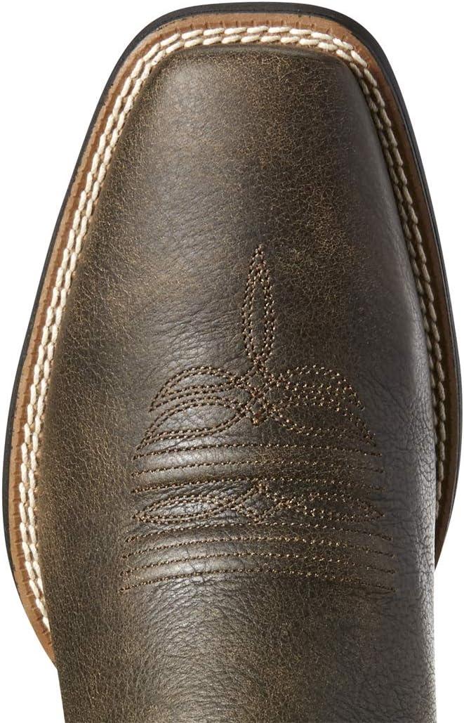 imageAriat Mens Sport Herdsman Western BootBlack Deertan