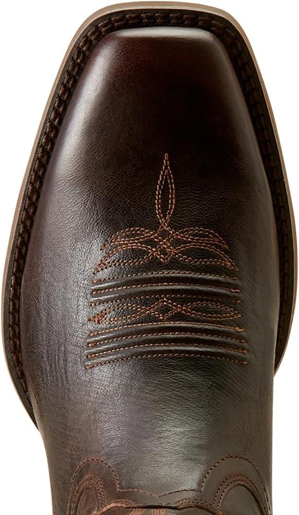 imageAriat Mens Sport Herdsman Western BootBurnished Chocolate