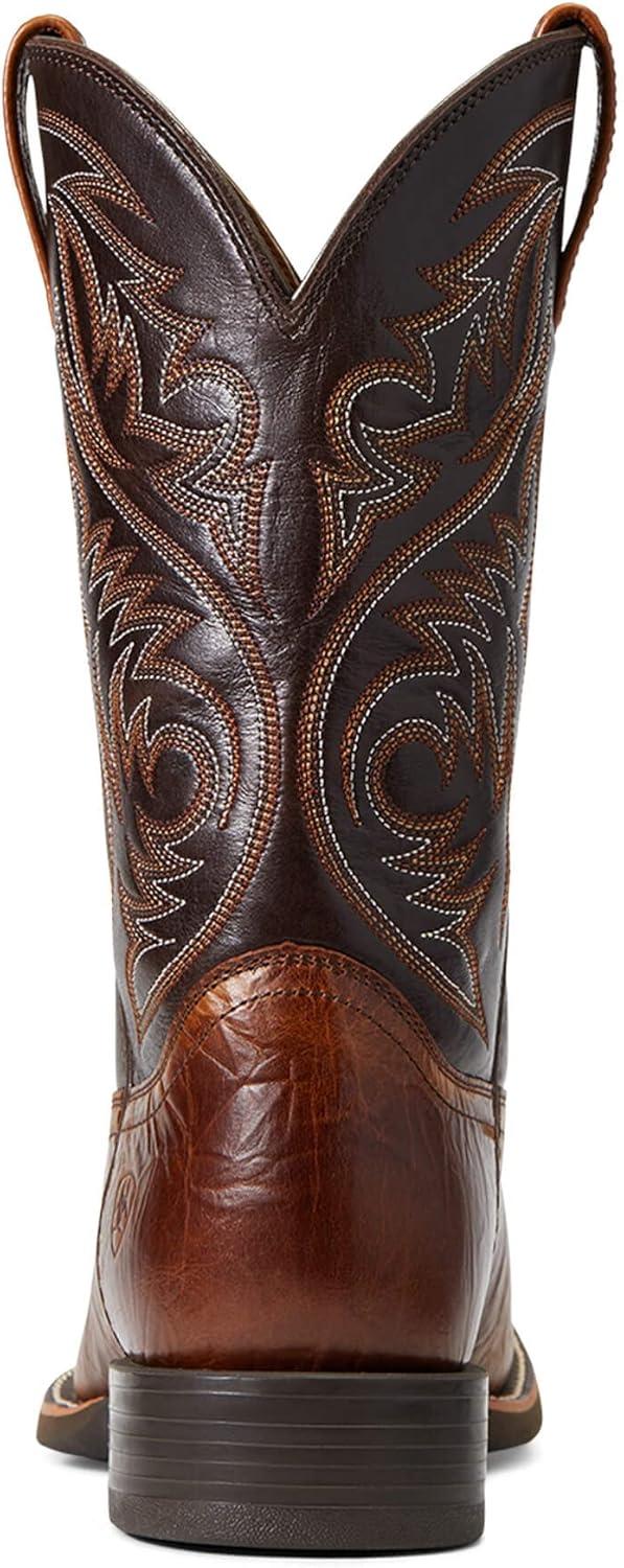 imageAriat Mens Sport Herdsman Western BootPeanut ButterChaga Brown