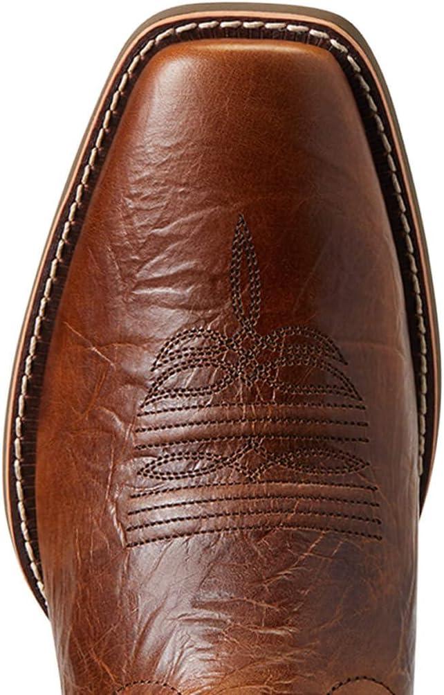 imageAriat Mens Sport Herdsman Western BootPeanut ButterChaga Brown