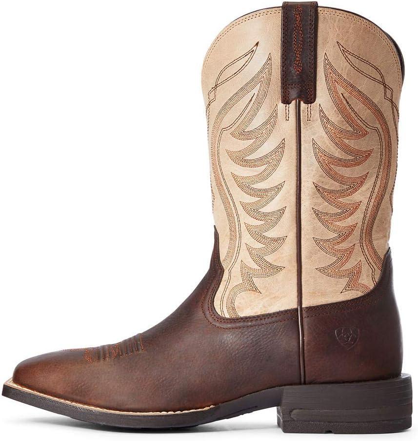 imageAriat mens Amos Western BootWestern BootBarley Brown