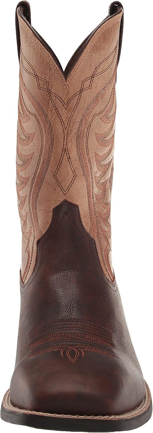 imageAriat mens Amos Western BootWestern BootBarley BrownTracker Tan