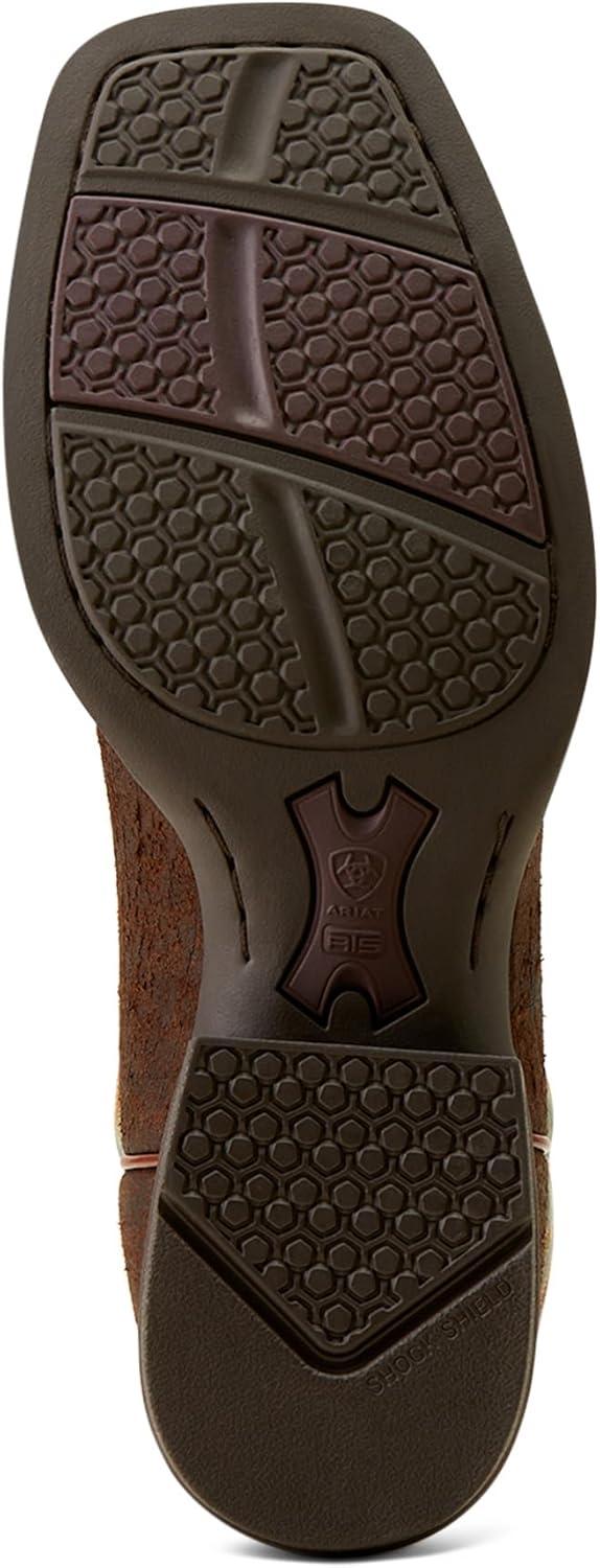 imageAriat mens Amos Western BootWestern BootSurf GreenRockweed Brown