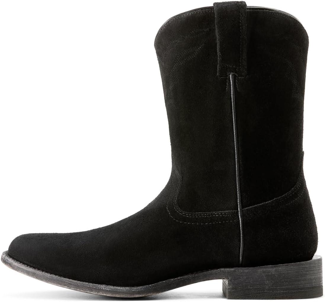imageAriat mens Downtown Western BootStonewashed Black Suede