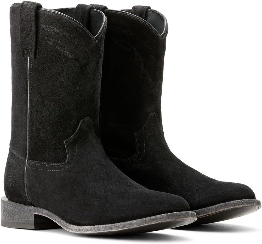 imageAriat mens Downtown Western BootStonewashed Black Suede