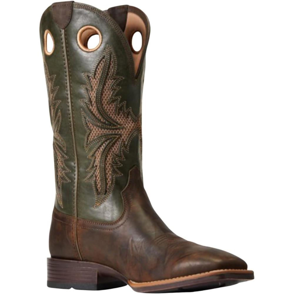 imageARIAT mens Toughy Venttek 360 Western BootHerd Brown