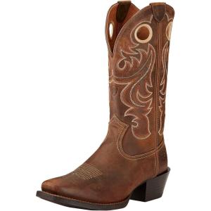 Ariat Men’s Sport Square Toe Western Cowboy Boot(Brown)