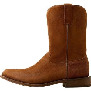 Ariat mens Downtown Western Boot(Oiled Tan Suede)