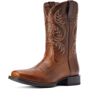Ariat mens Sport Boss Man Western Boot(Rich Cognac)