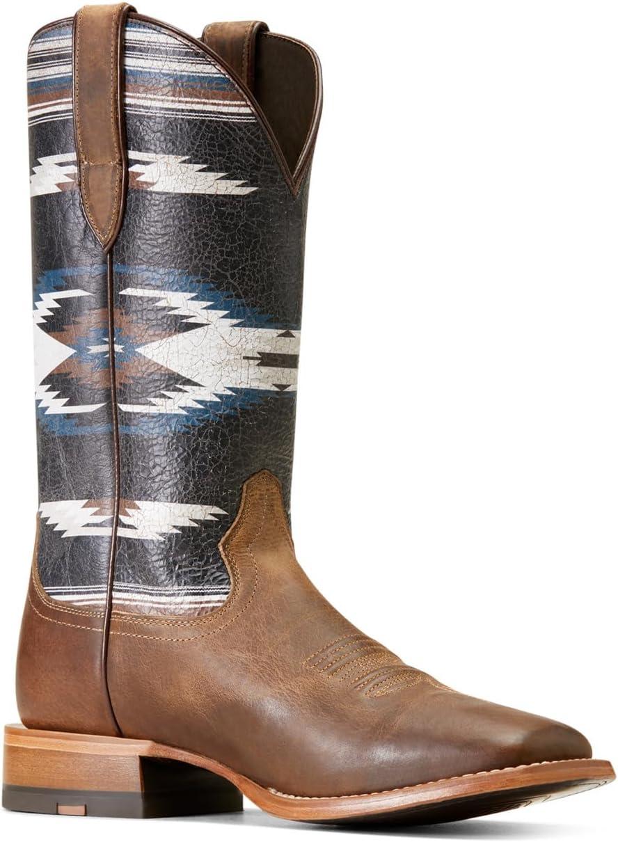 imageARIAT Mens Frontier Chimayo Western BootBrown Bomber