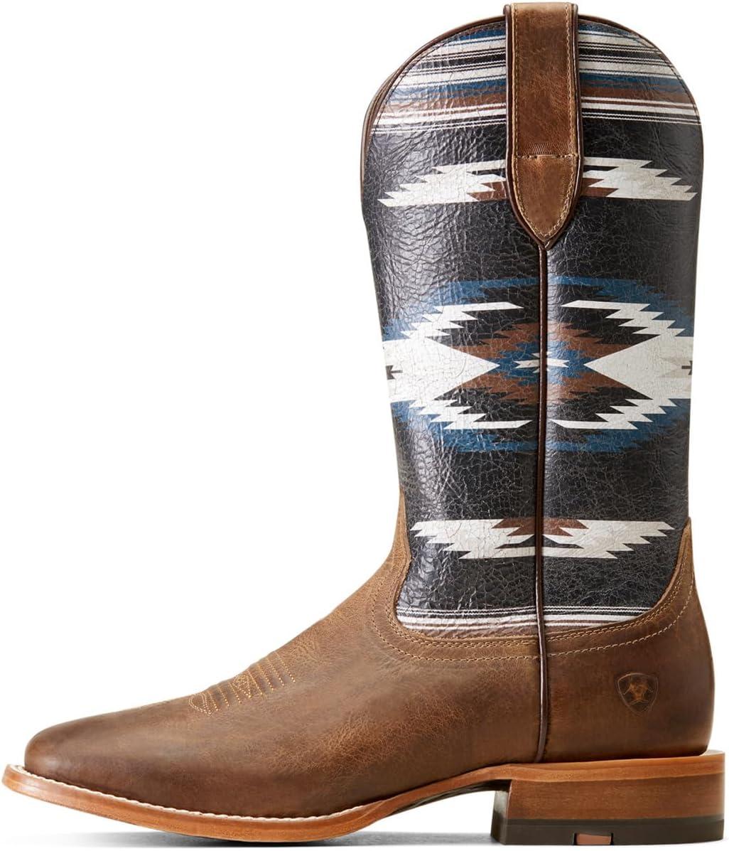 imageARIAT Mens Frontier Chimayo Western BootBrown Bomber