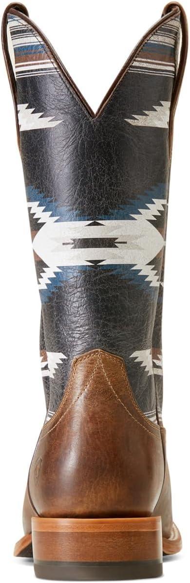 imageARIAT Mens Frontier Chimayo Western BootNatural CrunchArroyo Chocolate