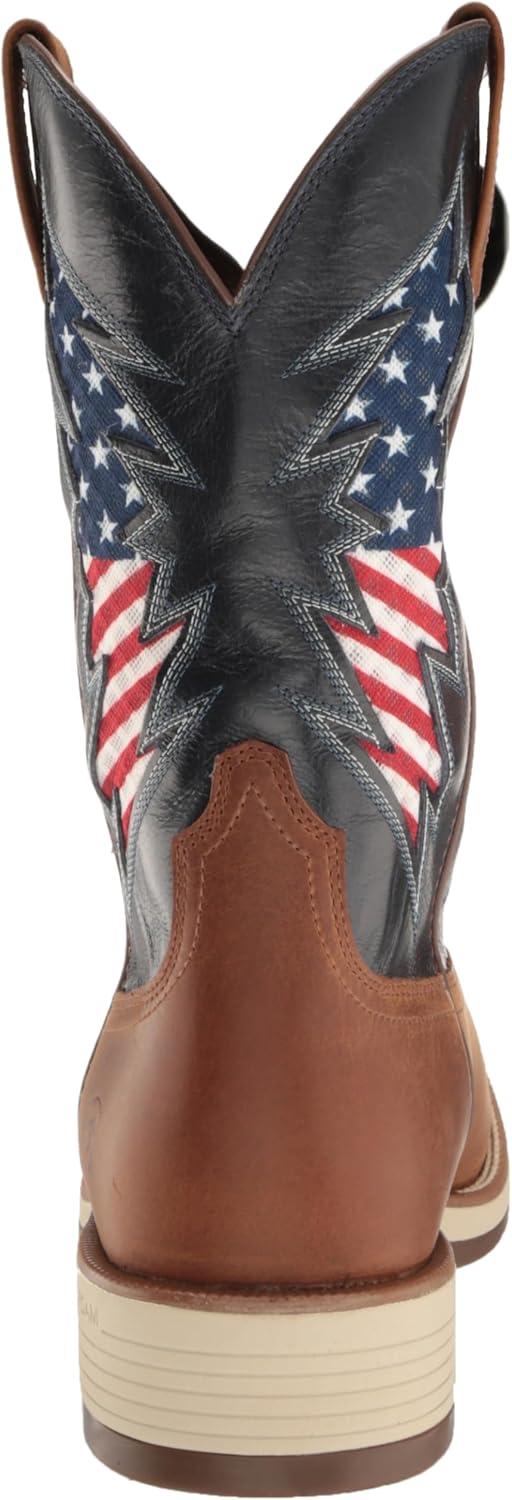imageARIAT Mens Ridgeback VentTEK Western Boot Georgia ClayBlue Bay 115 Medium