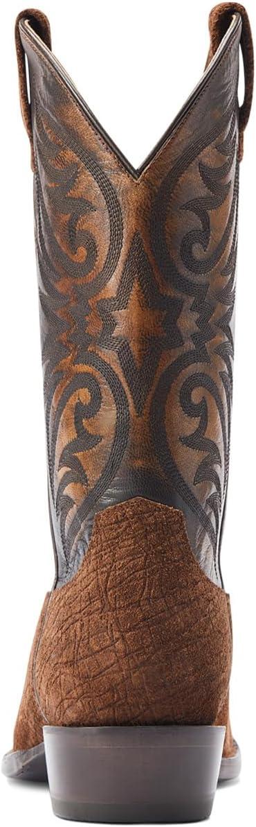 imageARIAT mens Bankroll Western BootWestern BootHippo Tan SuedeBrooklyn Brown