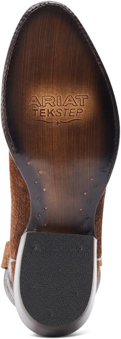 imageARIAT mens Bankroll Western BootWestern BootHippo Tan SuedeBrooklyn Brown