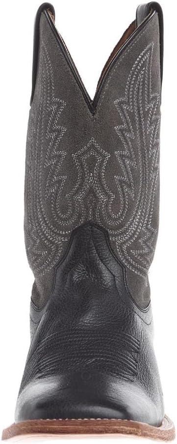 imageARIAT mens County Roads Wide Square Toe Cowboy BootNightshade Black