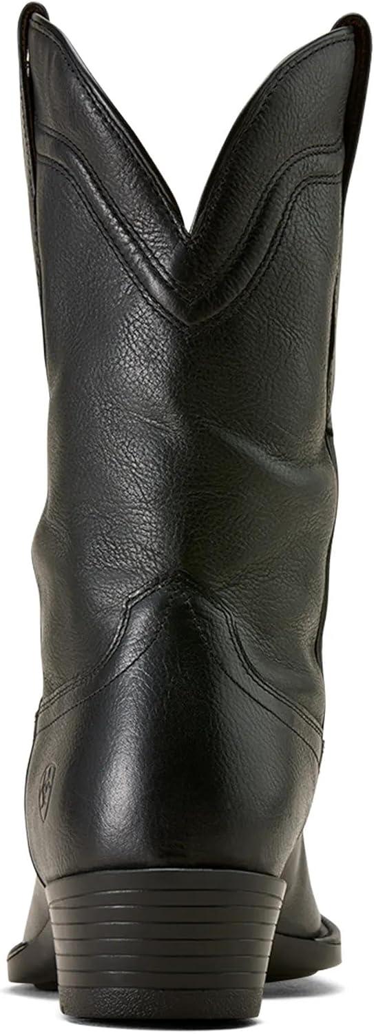 imageARIAT mens Easton R Toe Western BootEclipse Black