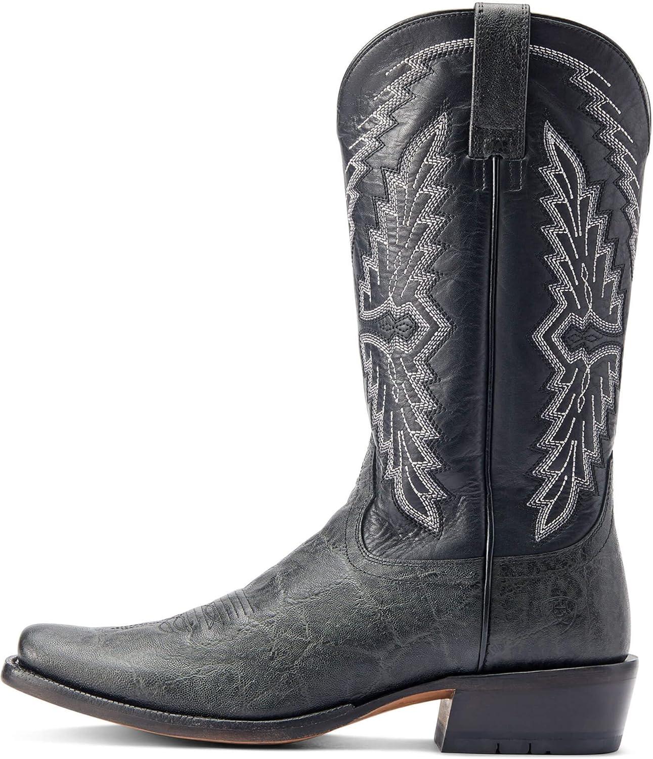 imageARIAT mens Futurity Showman Western BootBlack Elephant Print