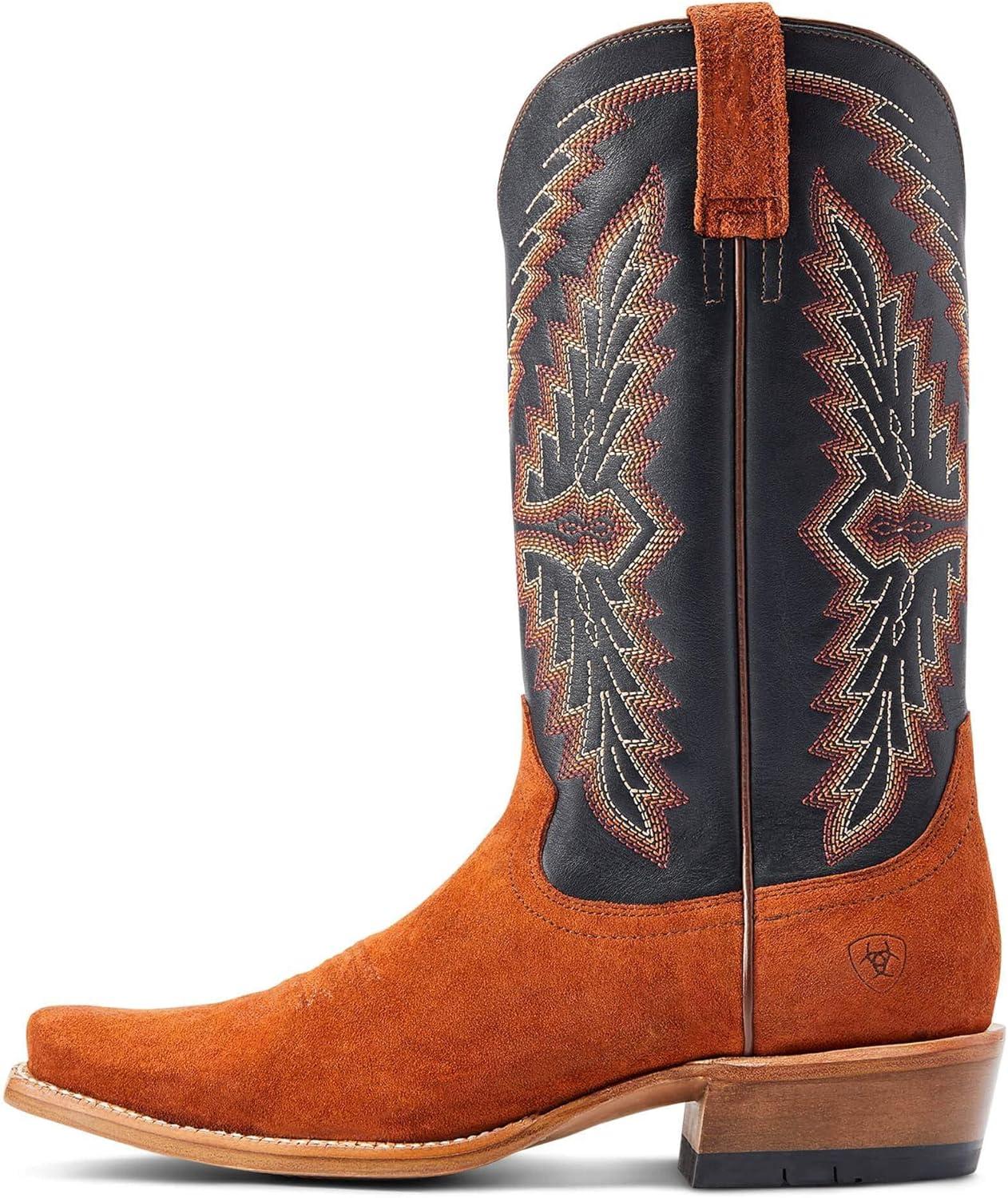 imageARIAT mens Futurity Showman Western BootDark Copper Roughout