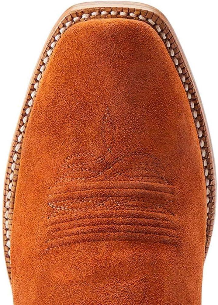 imageARIAT mens Futurity Showman Western BootDark Copper Roughout