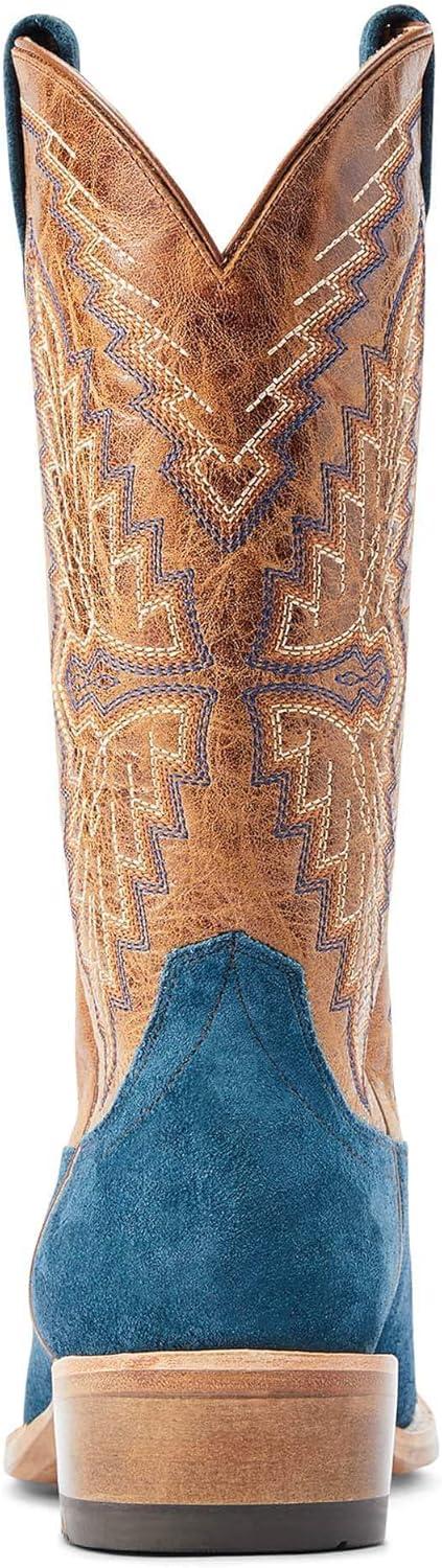imageARIAT mens Futurity Showman Western BootNavy Roughout