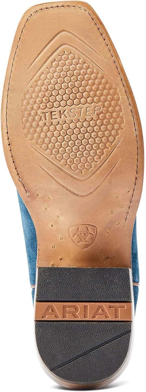 imageARIAT mens Futurity Showman Western BootNavy Roughout