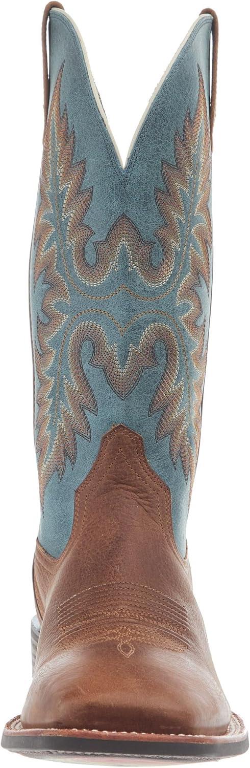imageARIAT mens Hudson Cowboy BootWicker BrownDignity Blue