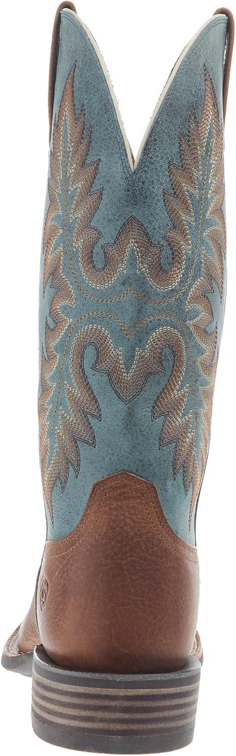 imageARIAT mens Hudson Cowboy BootWicker BrownDignity Blue