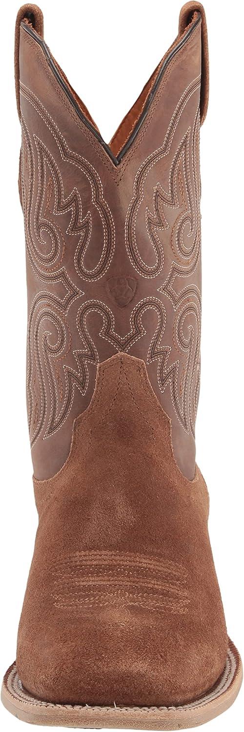 imageARIAT mens Relentless Sic Em Western BootFrontier Brown
