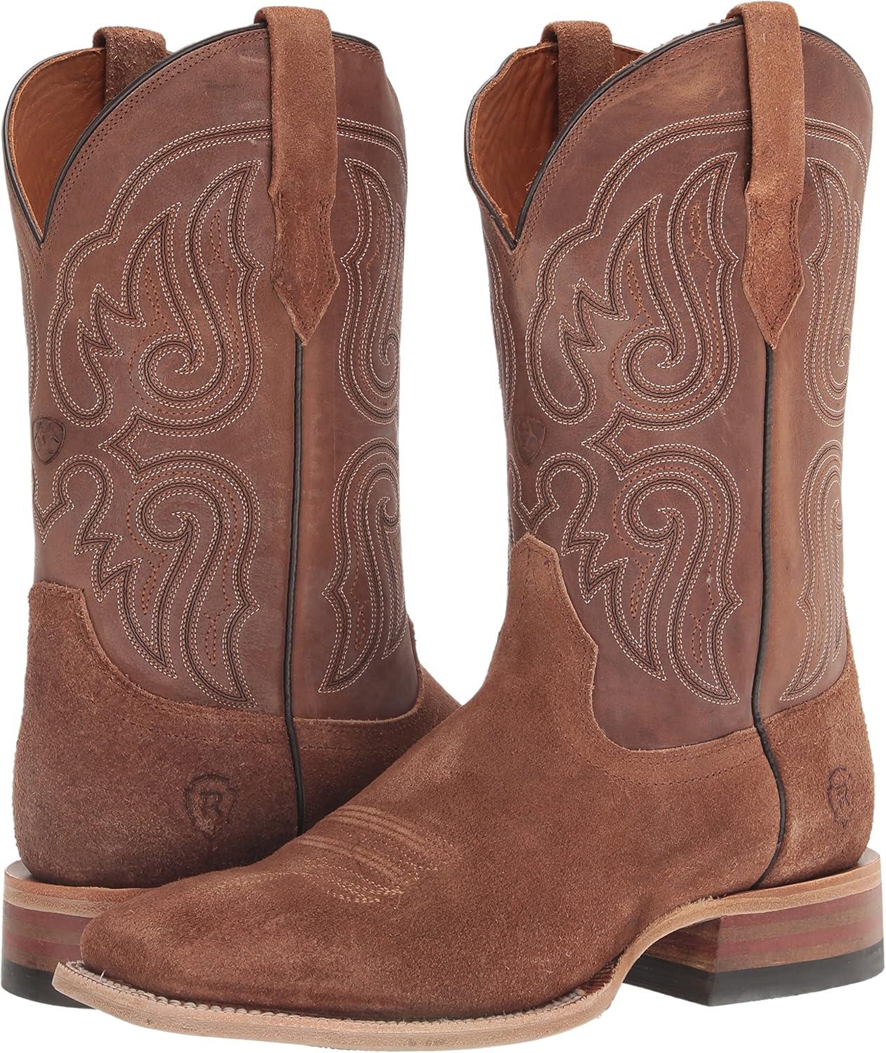 imageARIAT mens Relentless Sic Em Western BootFrontier Brown