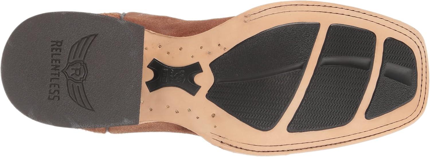 imageARIAT mens Relentless Sic Em Western BootFrontier BrownCliff Brown