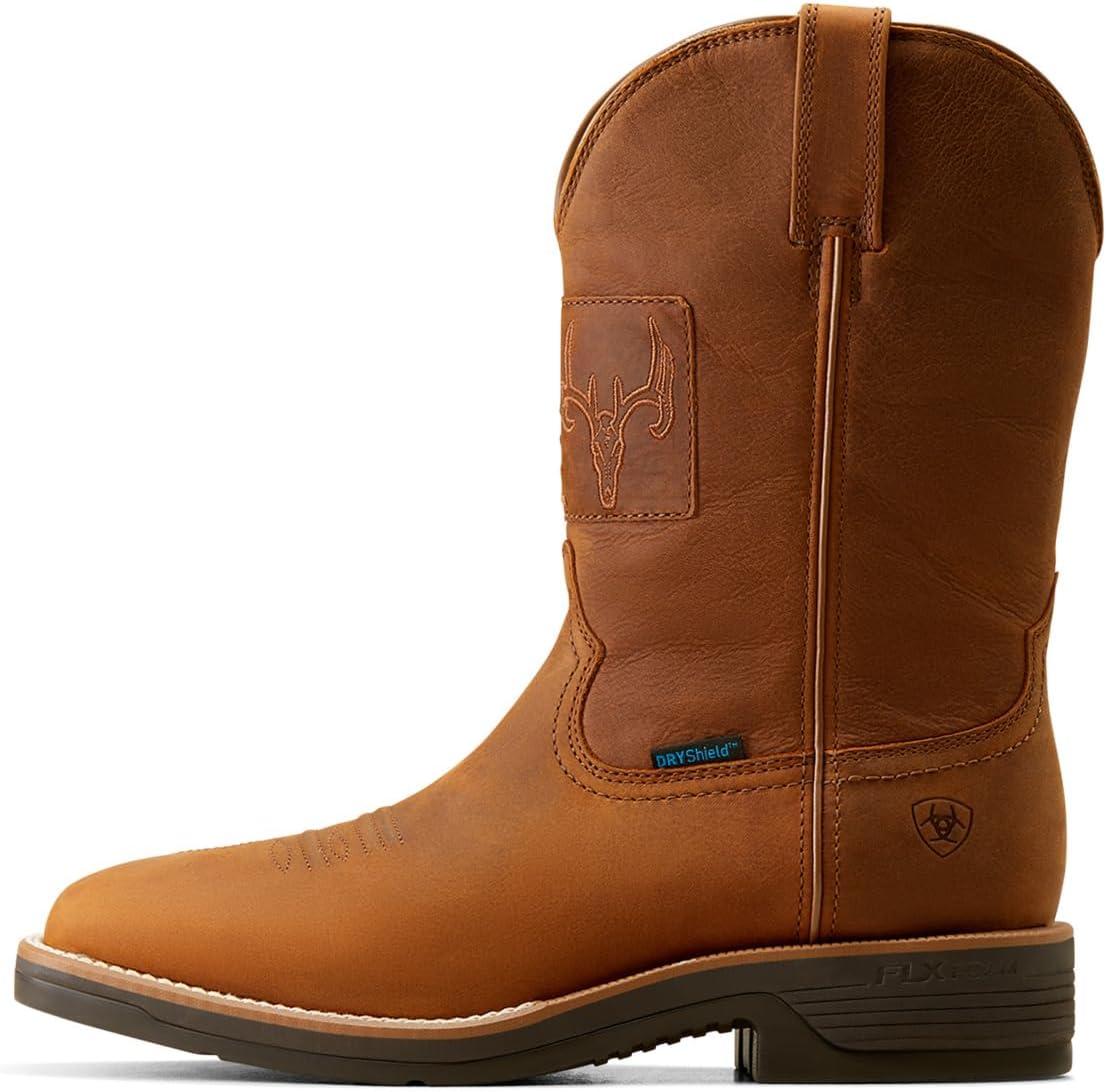 imageARIAT mens Ridgeback Country Waterproof Cowboy BootStatus Brown