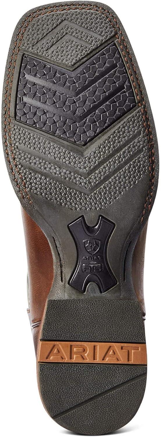 imageARIAT mens Ridin High Western BootPecan Brown