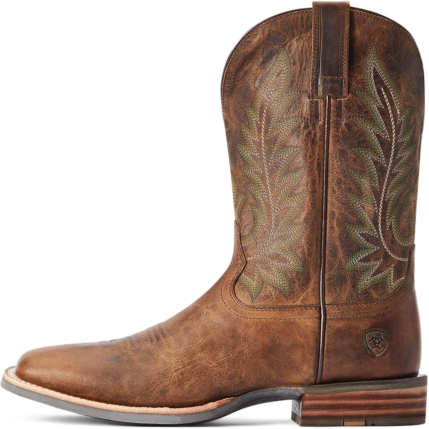 imageARIAT mens Ridin High Western BootPecan Brown