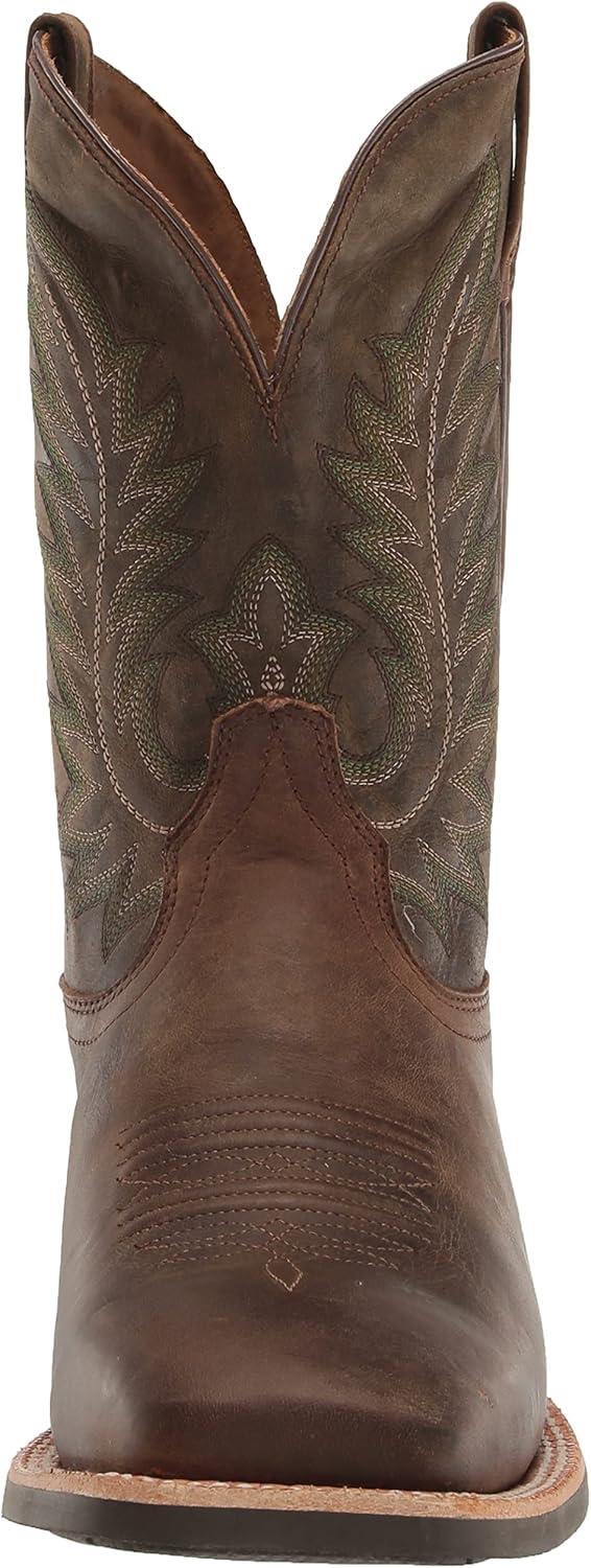 imageARIAT mens Ridin High Western BootPecan Brown