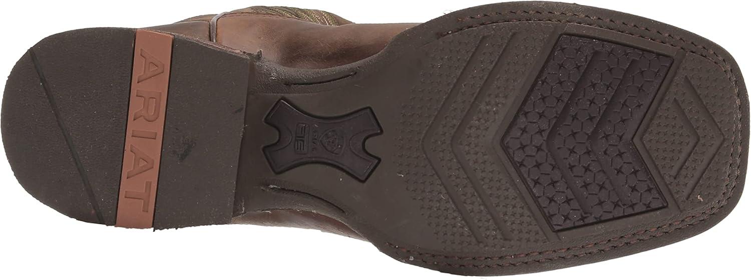 imageARIAT mens Ridin High Western BootPecan Brown